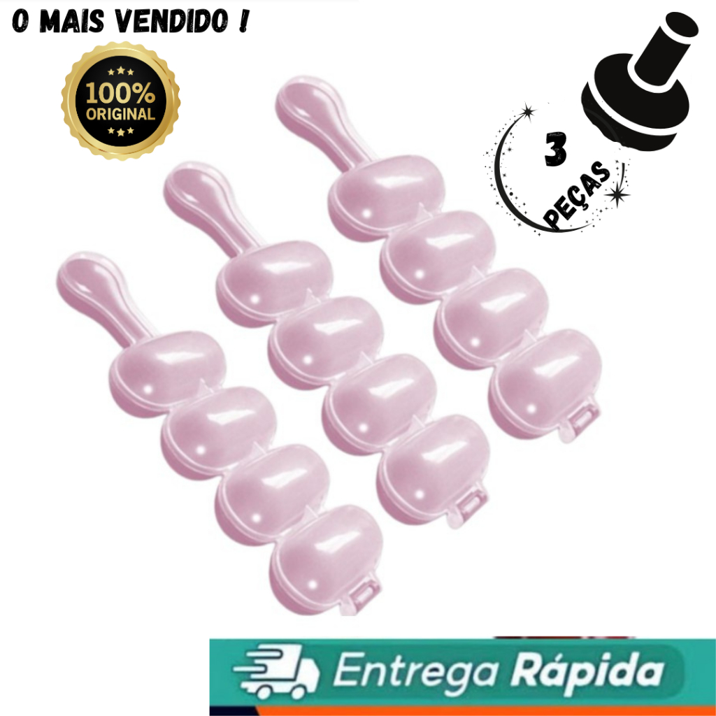kit 2 Forma Boleador Enrolador De Doces Brigadeiro Beijinho e Sushi