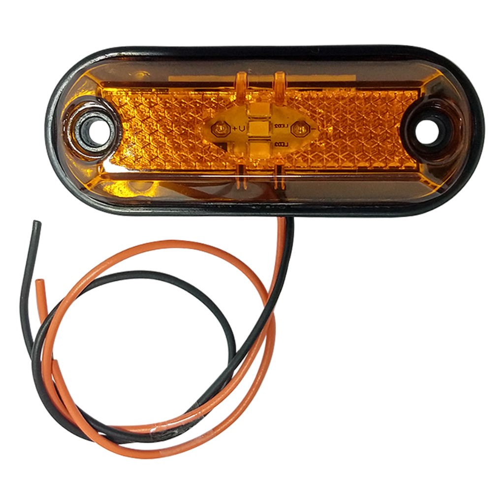 Lanterna Delimitadora LED Bivolt Compatível com Carretas, Reboque, Baú Veículos Geral Amarela em Oferta na Shopee