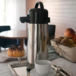 Garrafa Térmica Café Chá Hotel Air Pot Inox 1,8L - Invicta