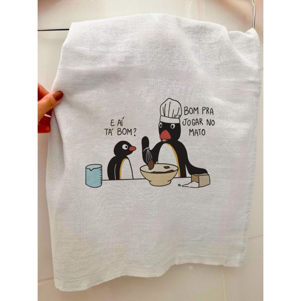 Cozinha Toalha Casa Nova Pano de Prato - Pingu Na Cozinha