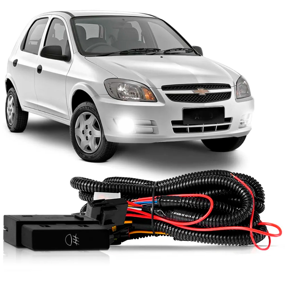 Botão Chicote Farol Milha Celta 2012 2013 2014 2015 2016 Modelo Original