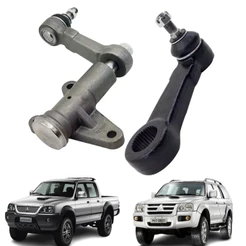 Kit Braço Auxiliar e Braço Pitman L200 Pajero 2003 Ate 2011