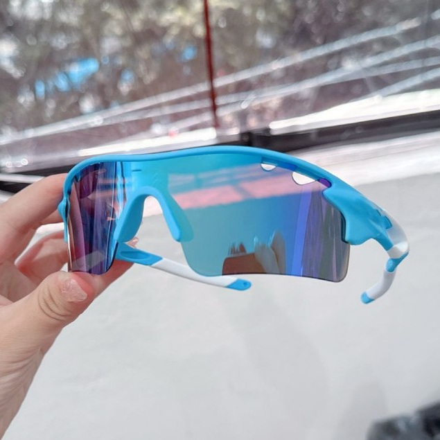 Óculos de sol anti-UV para ciclismo esportivo ao ar livre masculino — imagem 2 de 2