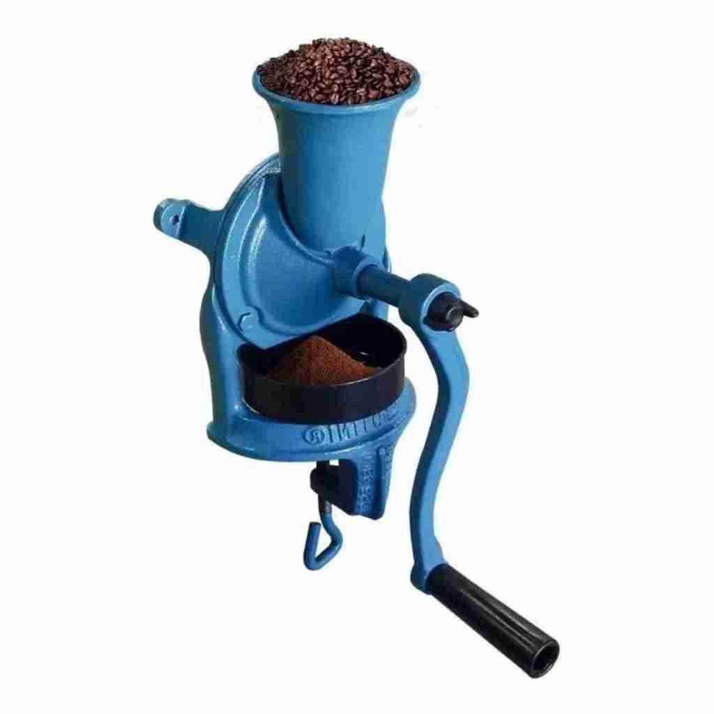Moinho Moedor de café, pimenta do reino, com regulagem, manual, cor azul, modelo B03, Botini
