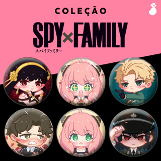 Bottons - Spy x FAMILY (Anya Forger Loid Yor Yuri Damian) em Oferta na Shopee