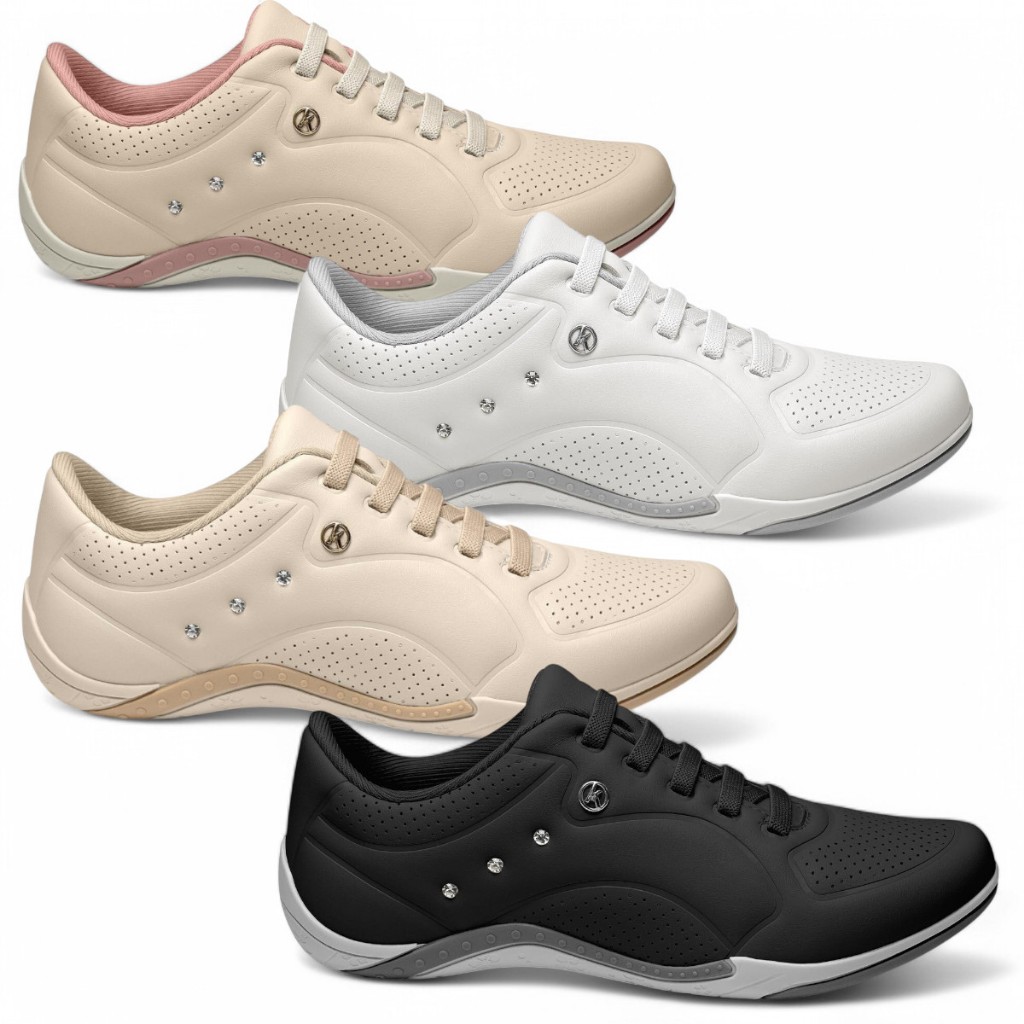 Tênis Feminino Casual Kolosh Conforto C1286A Elastico em Oferta na Shopee