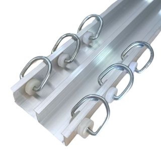 Kit 10, 20, 30 e 40 Rodízio Gancho Carrinho para Trilho de Cortina Antigo Comum Gancho e Terminal Cadeirinha Metal em Oferta na Shopee