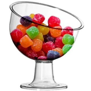 Taça Inclinada Pequena Acrílica 1,1L em Oferta na Shopee