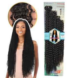Cabelo Orgânico Crochet 110cm Aplique Cacheado Mariana Cherey em Oferta na Shopee
