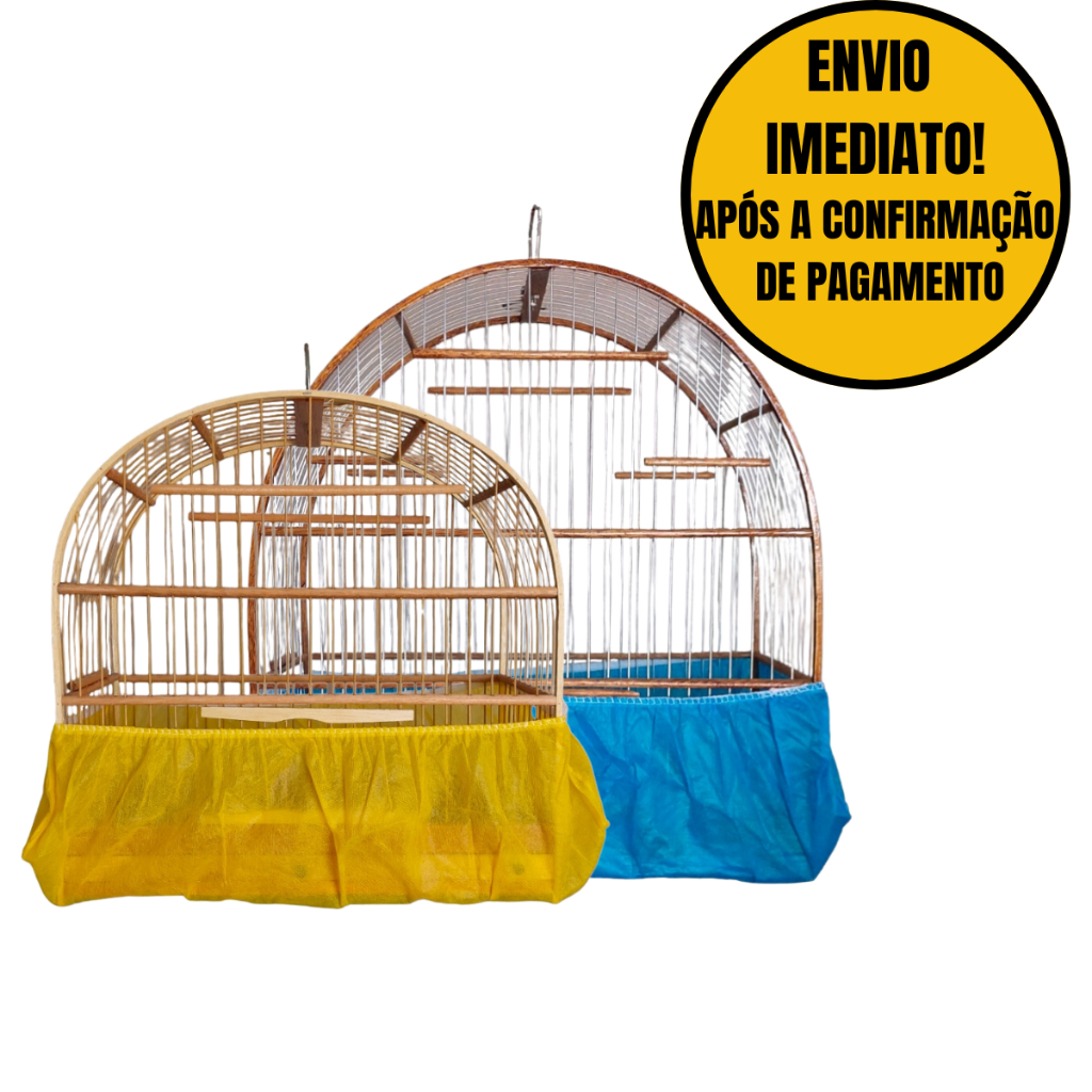 Capa para gaiolas fundo tnt em Oferta na Shopee