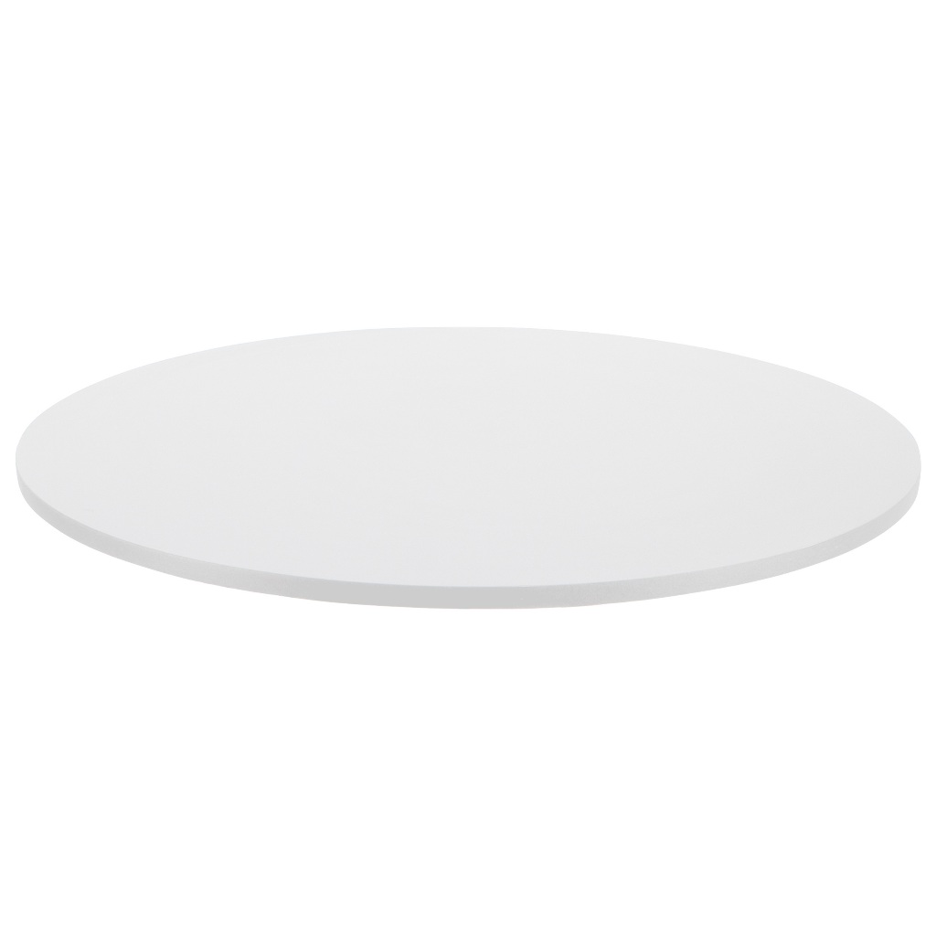 Tampo Redondo Branco 70cm x 15mm Mdf Mesa Tripé Bistrô Cozinha