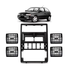 MOLDURA PAINEL CENTRAL VW GOL G2 1995/1999 COM GRADE DIFUSOR