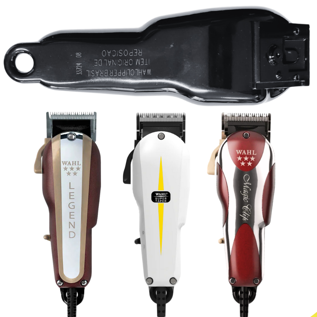 Carcaça Traseira Original P/ Wahl Magic Clip E Super Taper Com fio