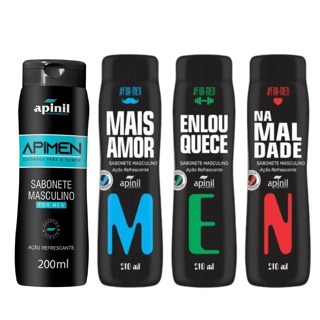12 Sabonete Intimo Masculino Apinil em Oferta na Shopee