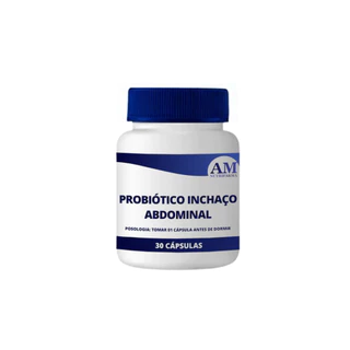 Probiótico para Inchaço Abdominal - 30 Cápsulas