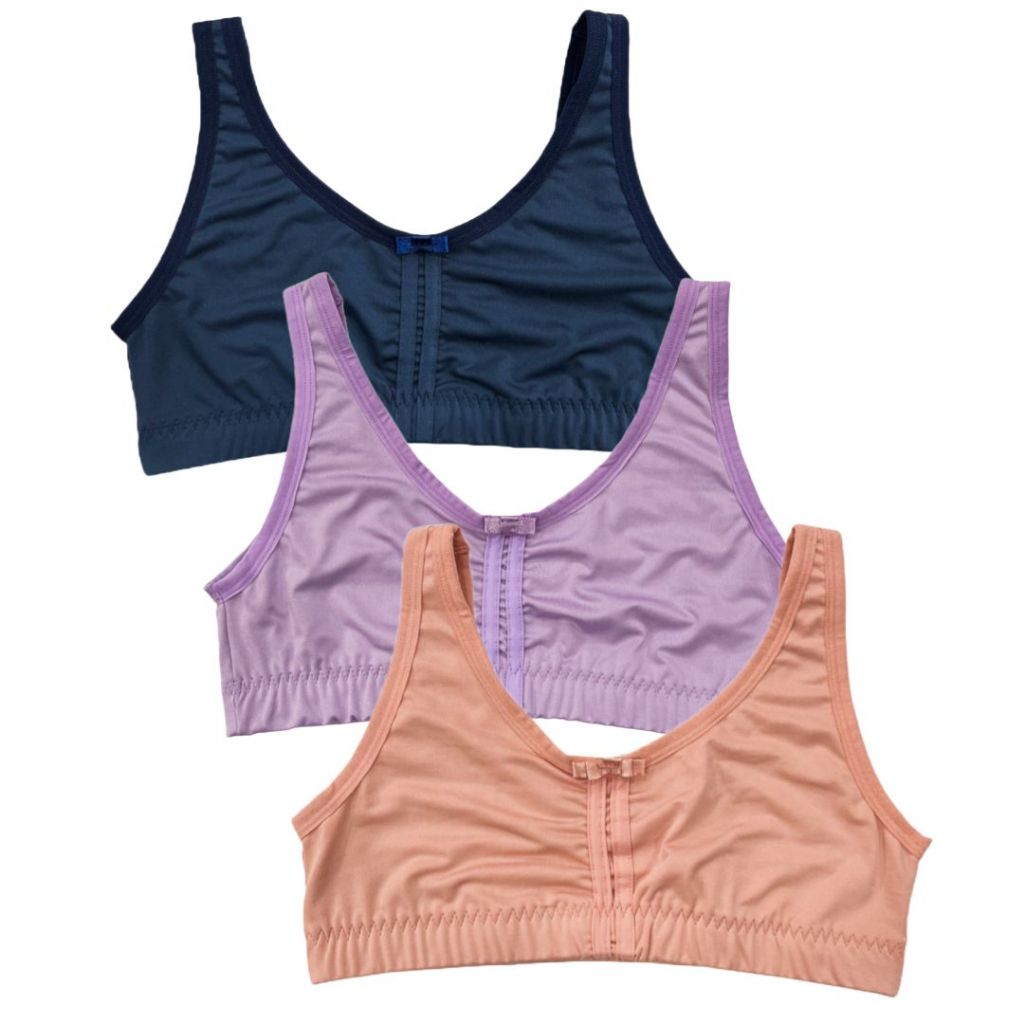 Kit 3 Top Sutiã Reforçado Microfibra Sem Bojo Feminino Confortável em Oferta na Shopee