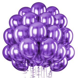 Balão Bexiga Metalizado Violeta Pequeno 5 Polegadas 25 Unidades em Oferta na Shopee