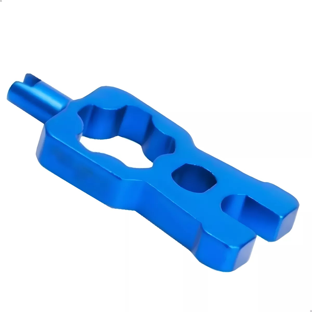 Chave Núcleo Válvula Miolo Presta E Schrader Bico Grosso E Bico Fino Azul Câmara Tubeless Bike Bicicleta Pedal Pulse