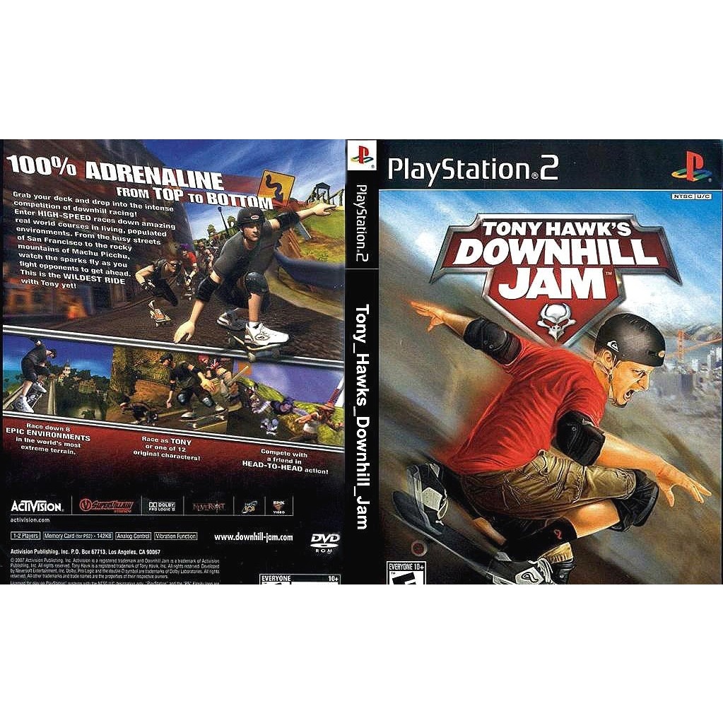 Jogo Tony Hawks Downhill Jam - Playstation 2