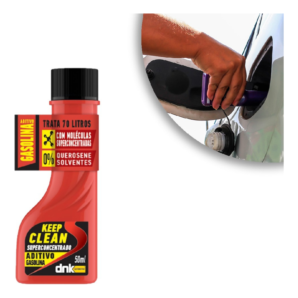 Aditivo Combustivel Dnk Keep Clean Superconcentrado Gasolina em Oferta na Shopee