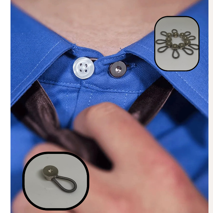 Extensor Alargador de Colarinho para Camisa em Aço Inoxidável Conforto Estilo Praticidade Thafe em Oferta na Shopee