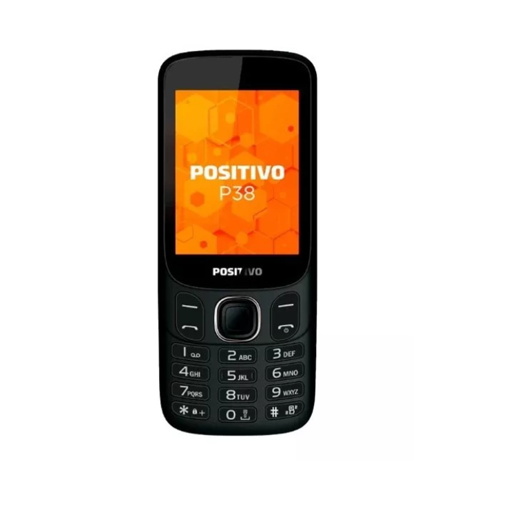 Celular Ótimo Idosos Positivo P38 Som Alto 3g Tela 2.8 Dual Chip Preto
