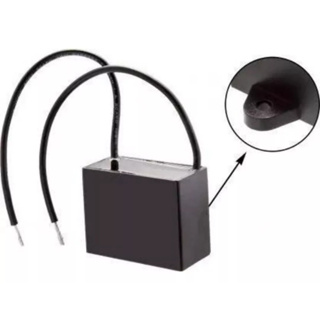 Capacitor Quadrado CBB61 3,5uF 450v 50/60hz 2 Fios Ventilador em Oferta na Shopee