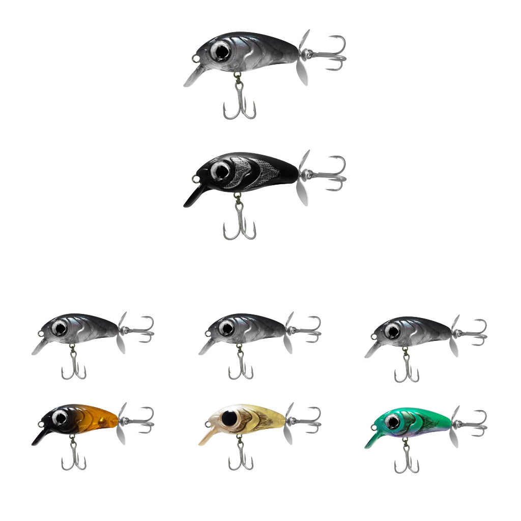 Kit 2 Isca Artificial Tibele ( 4CM 5G ) Original Moro Deconto