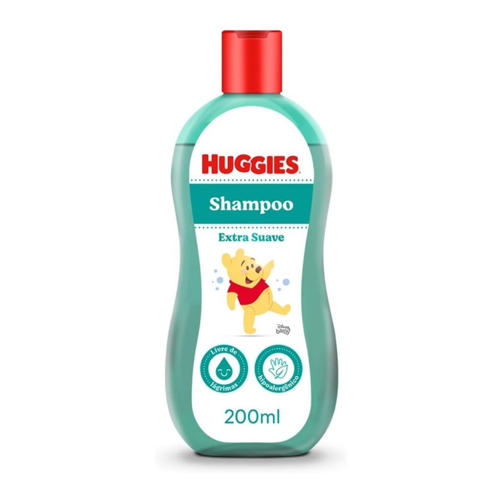 Shampoo Infantil Huggies Extra Suave 200ml em Oferta na Shopee