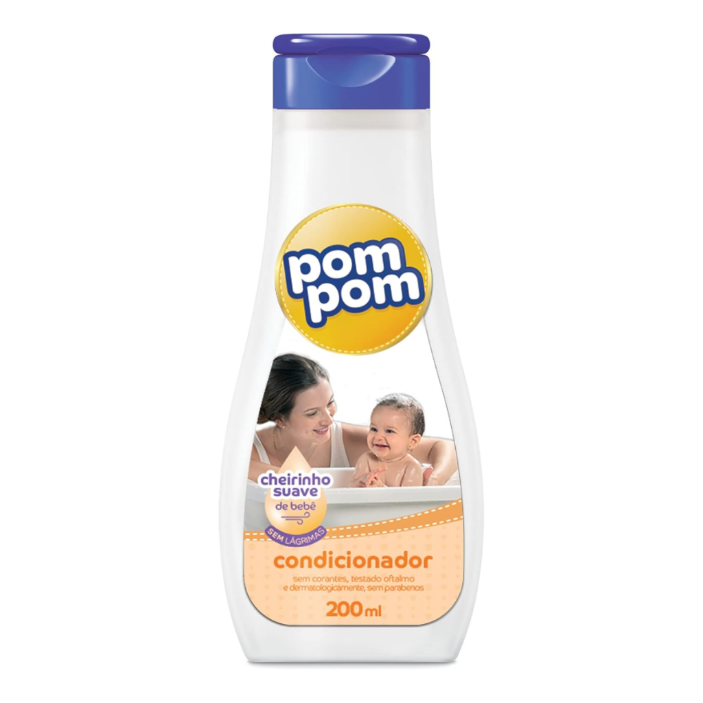 Condicionador Pom Pom Suave Para Bebês 200ml em Oferta na Shopee