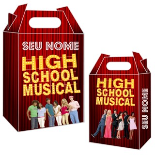 Caixa Lembrancinha Maleta Anos 2000 High School Musical em Oferta na Shopee