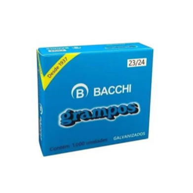 Grampo P/ Grampeador 23/24 Galvanizado 1 Mil Unid. - Bacchi em Oferta na Shopee