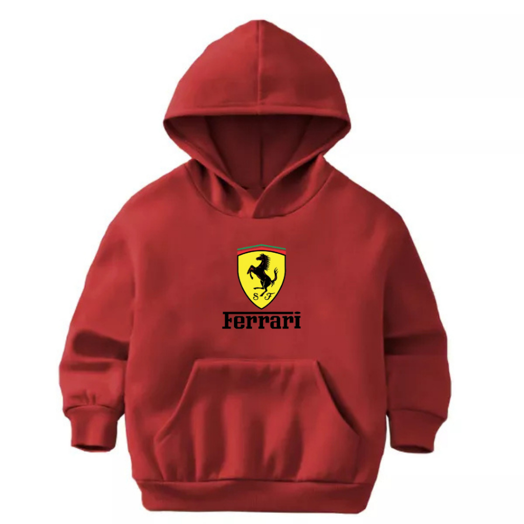 Moletom Canguru Infantil Juvenil Ferrari Premium