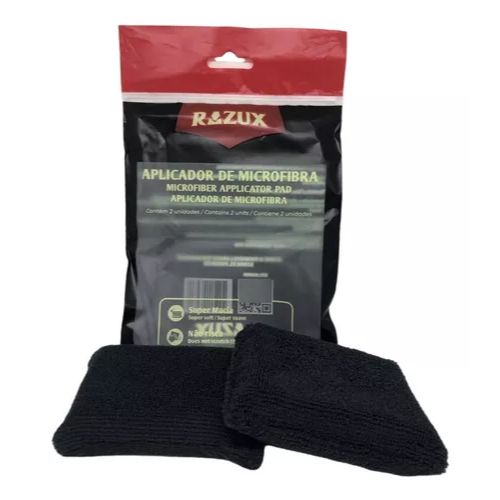 Kit 2 Aplicadores De Microfibra Super Macio Razux