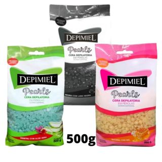 Cera Depilatória Quente Depimiel Elástica Granulado Profissional 500g em Oferta na Shopee