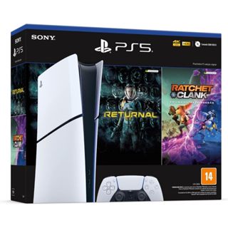 Playstation 5 Slim Digital Bundle Returnal + Ratchet & Clank em Oferta na Shopee