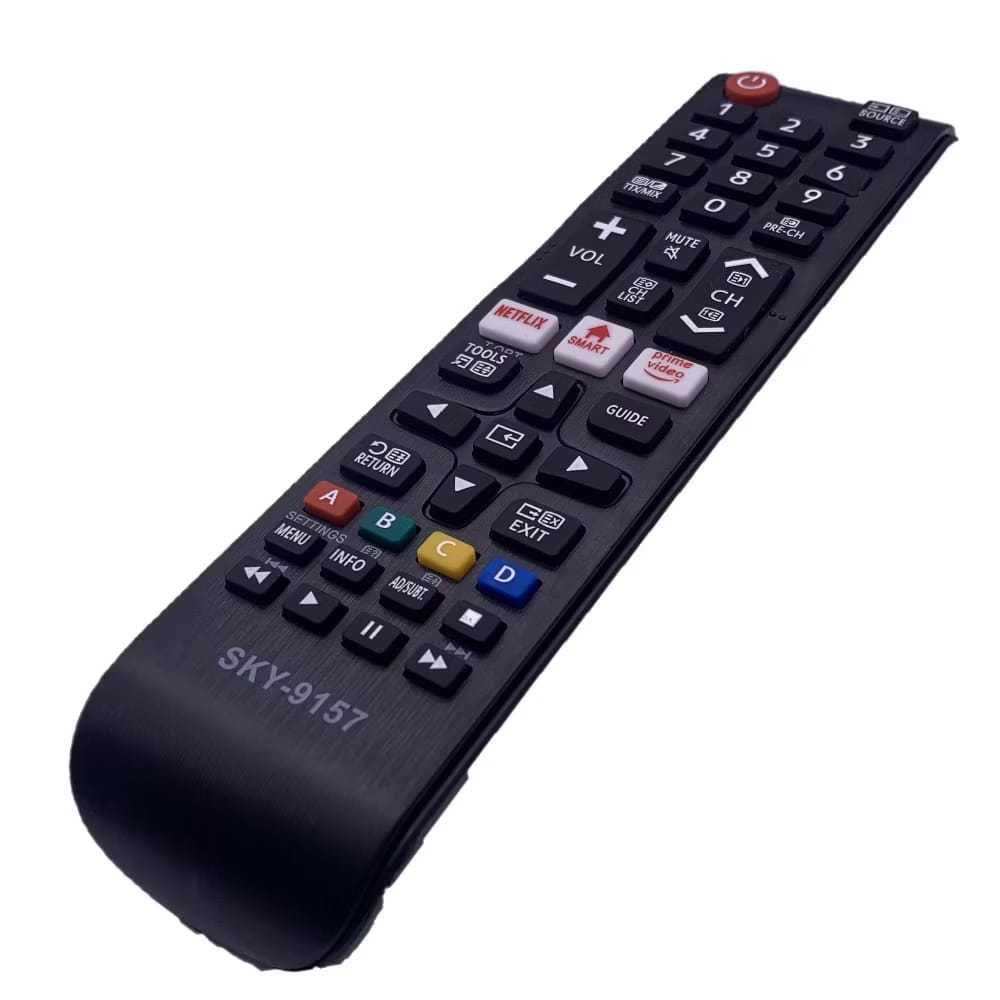 Kit com 10 controle Remoto Tv Samsung Netflix Amazon Prime Video Smart Universal Led 9157----
