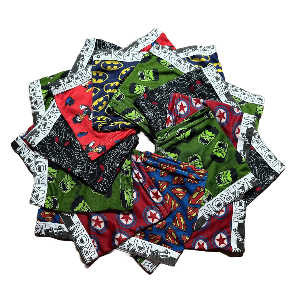 10 CUECA INFANTIL MASCULINA BOXER INFANTIL MENINO CONFORTO KIDS 1 A 8 ANOS