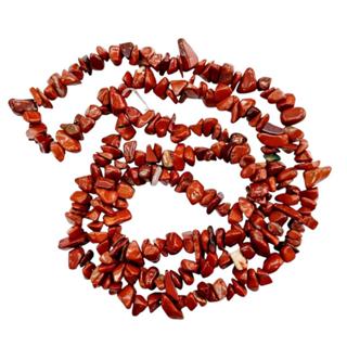 Fio de Cascalho Pedra Natural 200 Peças - Jaspe Vermelho em Oferta na Shopee