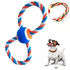 Brinquedo Mordedor de Corda Pet para Cães Tam. Único Resistente Todos os portes, 1, 3 ou 5un