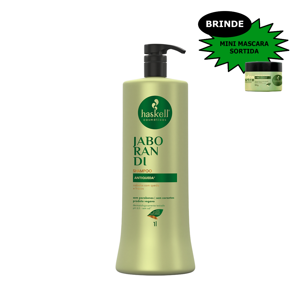 Haskell Jaborandi Shampoo 1 Litro em Oferta na Shopee