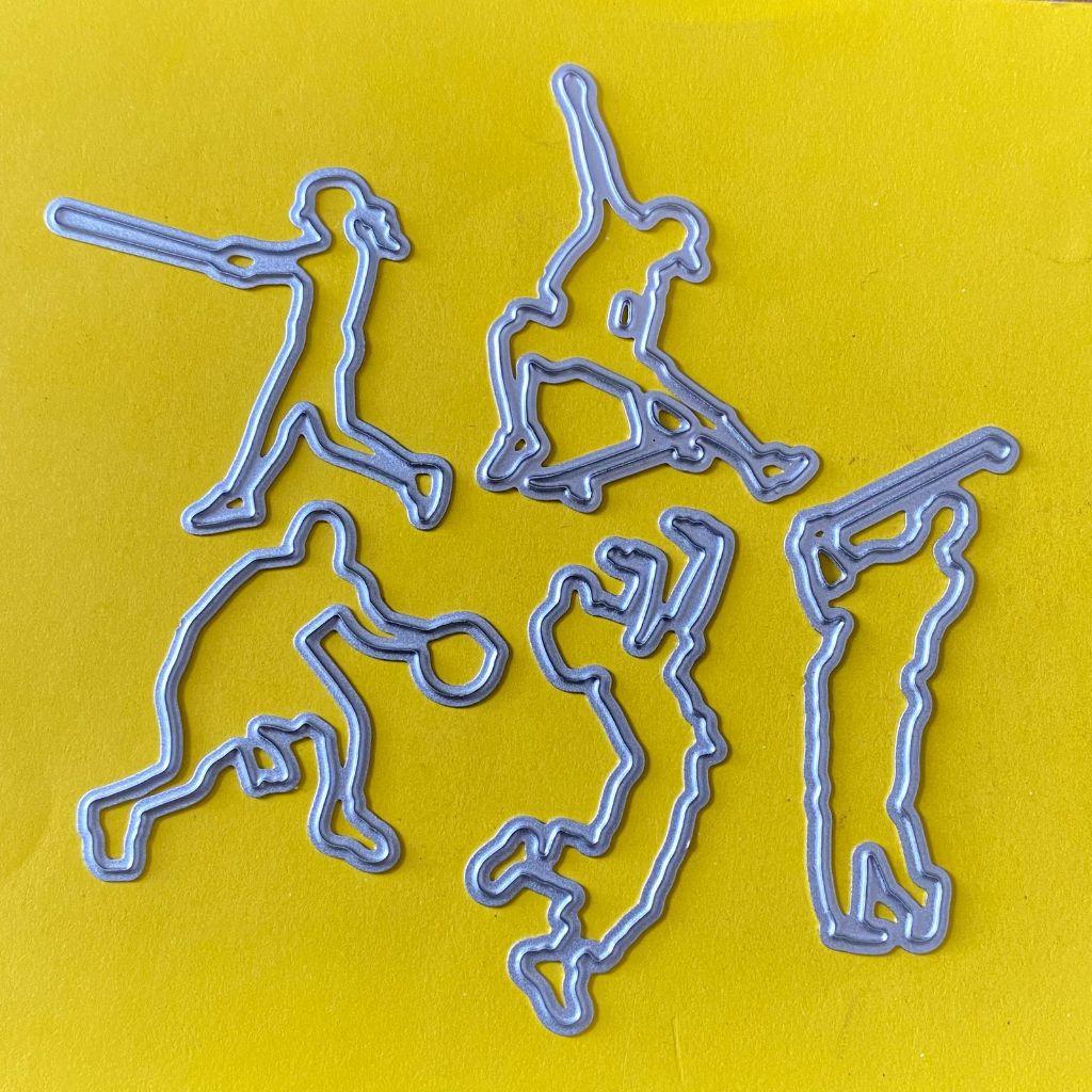 Faca de Corte Esportes Conjunto com 5 Peças para Máquina Emboss e Scrap