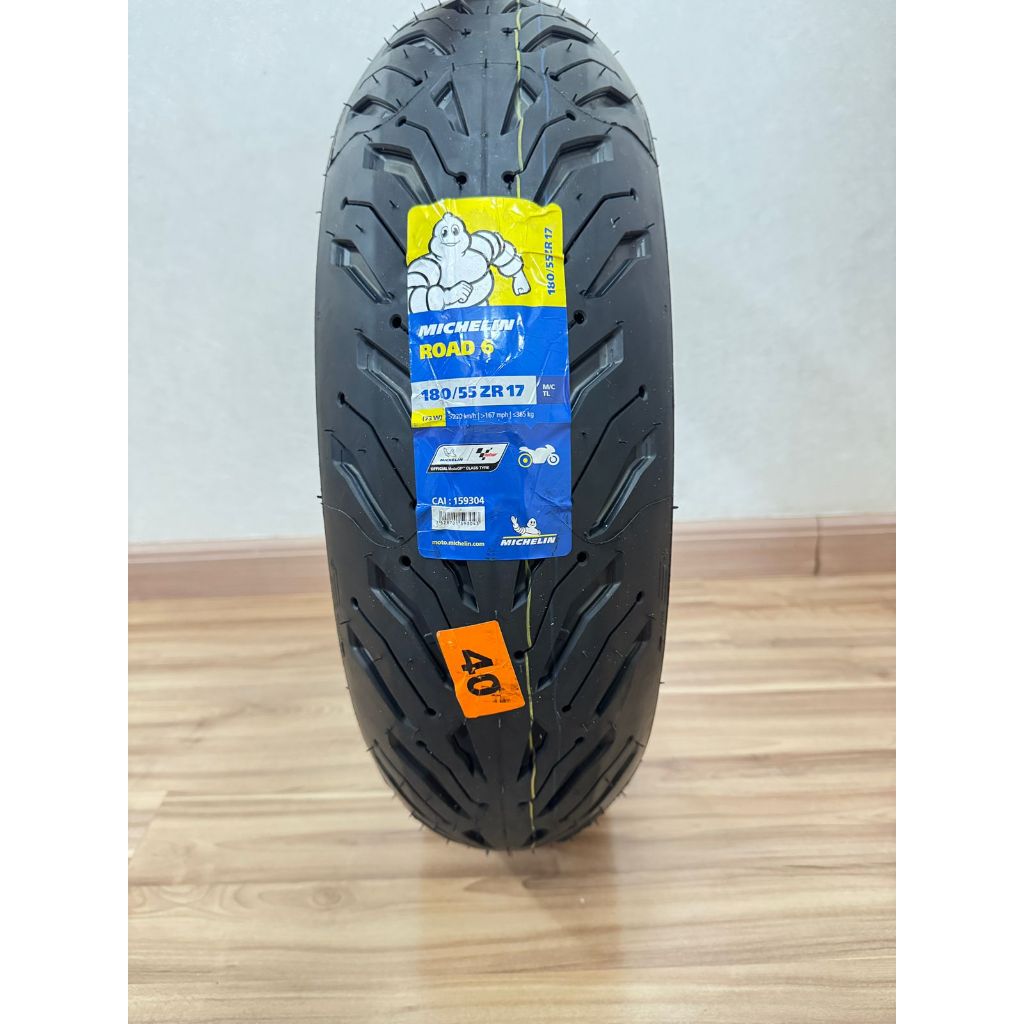 Pneu 180/55-17 Michelin Pilot Road 6 - Traseiro - Hornet/Cb1000/CBR600rr - Novo