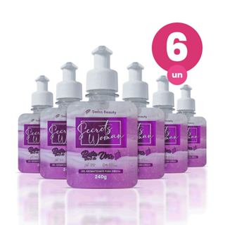 Kit 6 Gel Aromatizante Beijável Íntimo Sabor Uva com Creme para Saúde e Cuidado Vaginal 240g Swiss Beauty Belkit em Oferta na Shopee