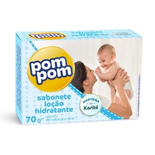 Sabonete Infantil Pom Pom Loção Hidratante 80g em Oferta na Shopee