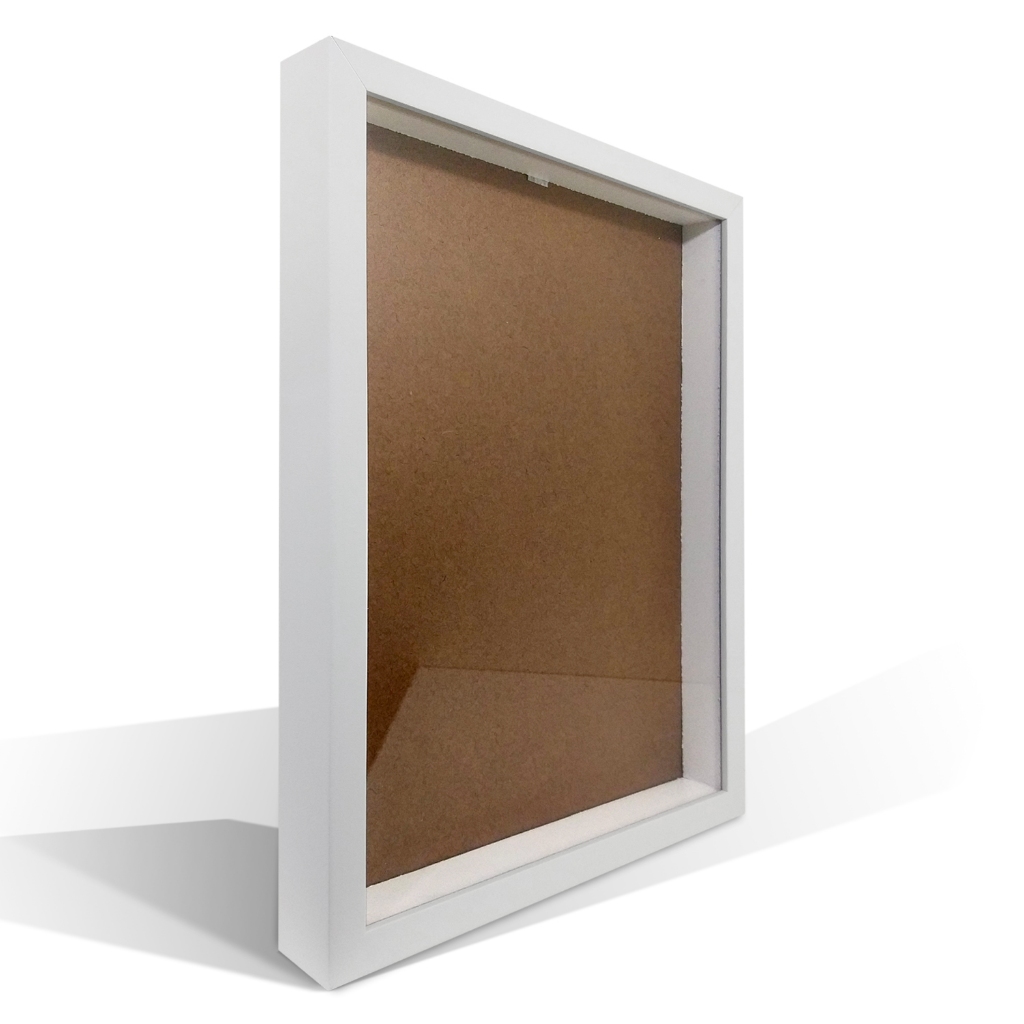 Moldura caixa Alta 50x70cm Com Vidro Profundidade de 3cm em Oferta na Shopee