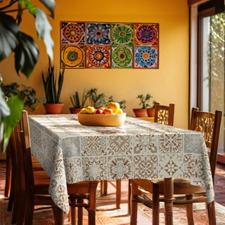 toalha de mesa termica plastico termico impermeável 4 6 8 10 e 12 lugares em Oferta na Shopee