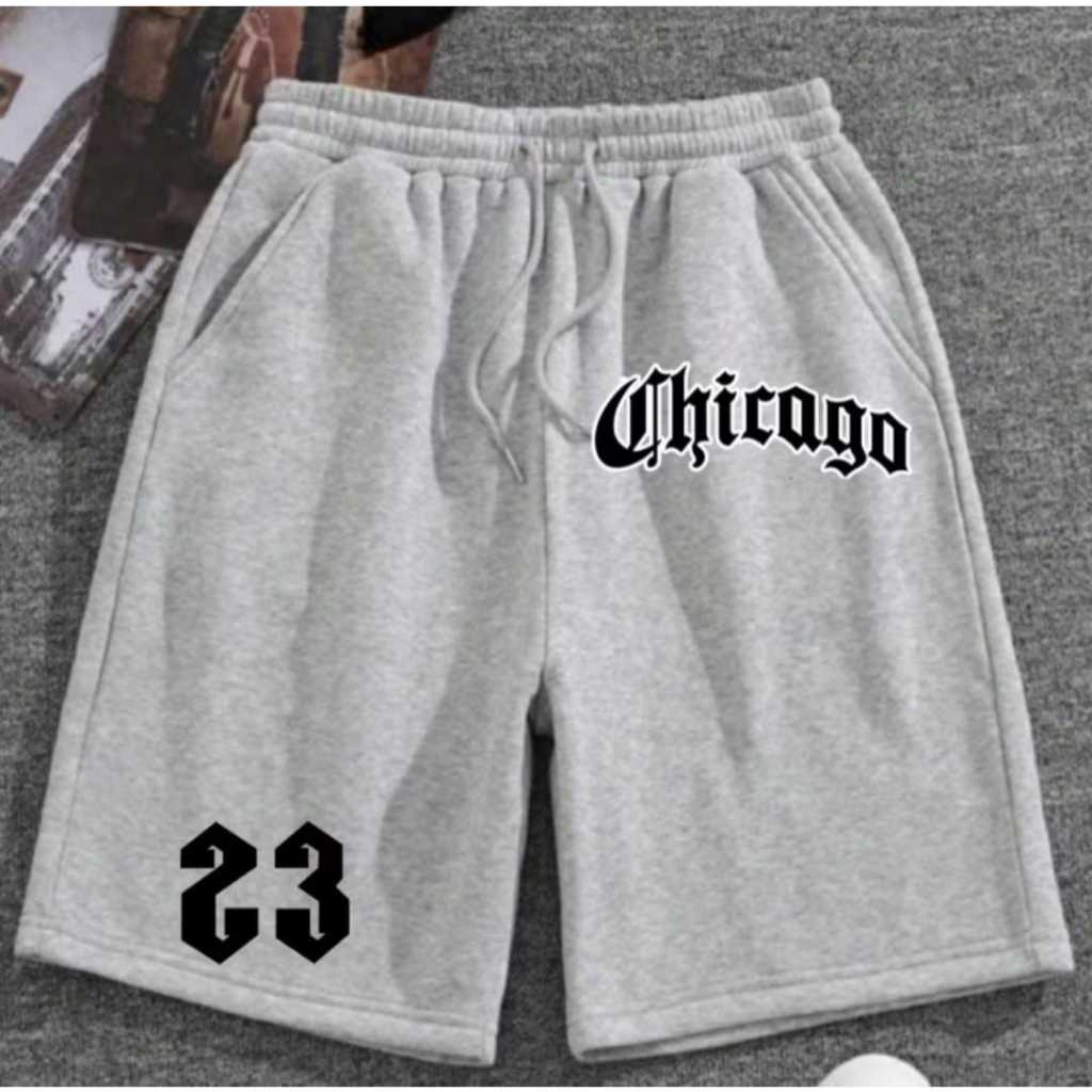 Bermuda Masculina Moletom Chicago 23 Bermuda Casual Leve Confortável Tecido Macio
