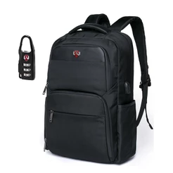 Mochila Notebook Masculina Reforçada Saída USB Cadeado