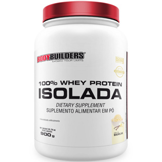 100% Whey Protein Isolado 900g - Ganho de massa magra e Força - Bodybuilders em Oferta na Shopee